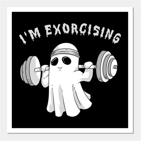 Halloween I'm Exorcising Funny Workout Ghost Gift by hasibit | Workout ...