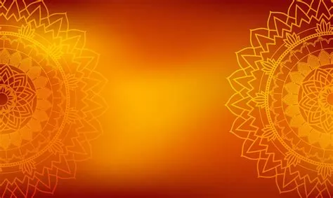 Orange Mandala Background 1178887 Vector Art at Vecteezy