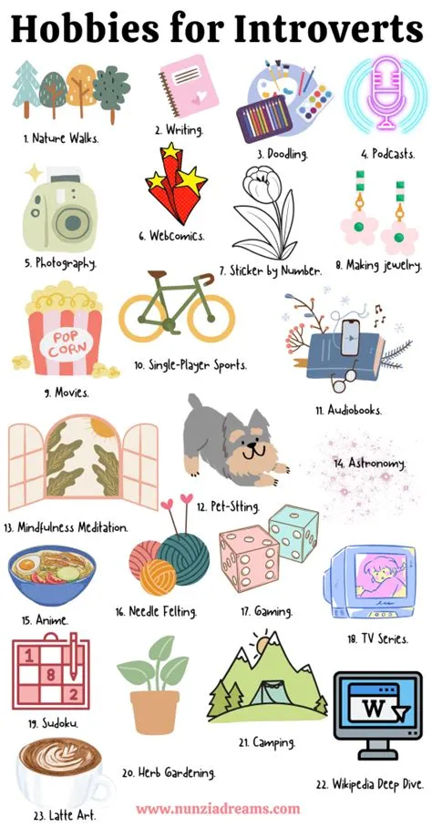 23 Best Hobbies for Introverts - NunziaDreams