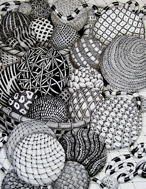 Zentangle balls | Tangle art, Zentangle patterns, Zentangle art