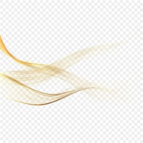 Golden Floating Wavy Shapes Vector Curved Lines, Background, Abstract ...