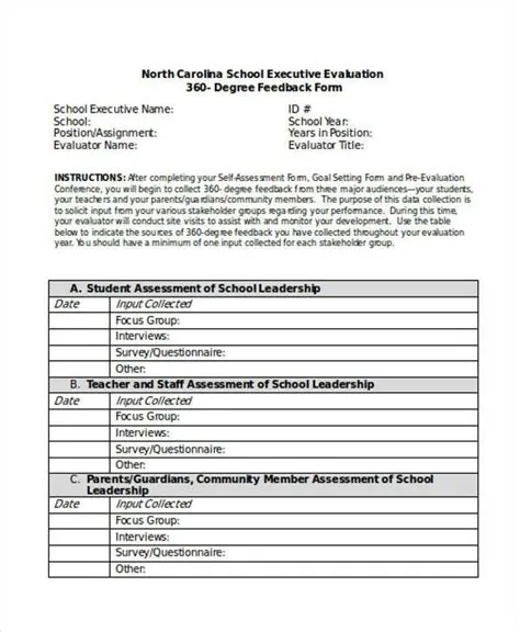 Free 360 Feedback Template