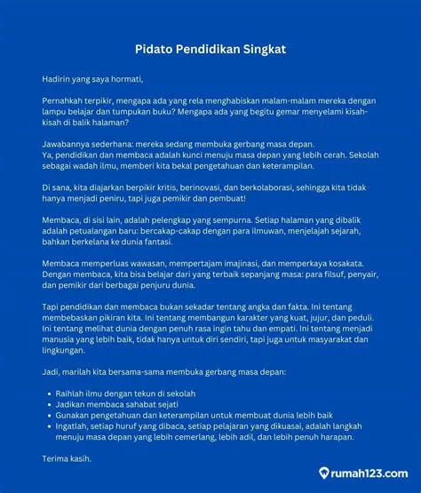 Kumpulan Contoh Pidato Rajin Belajar Terbaik - LKomBis