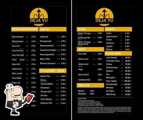 Deja Vu Lounge, Weil am Rhein - Speisekarte, Preise und Bewertungen