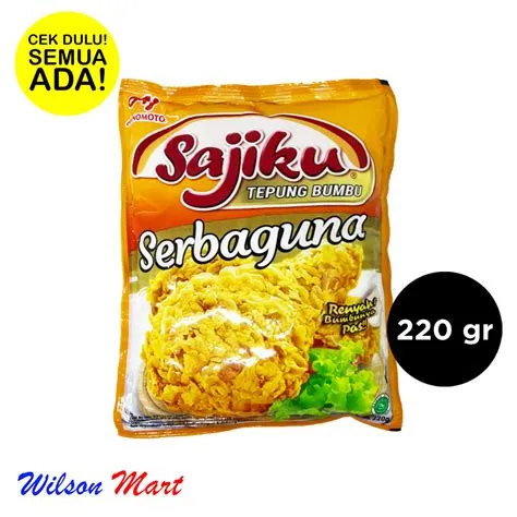SAJIKU TEPUNG BUMBU SERBAGUNA 220 GRAM | Lazada Indonesia