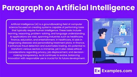 15+ Paragraph on Artificial Intelligence Examples