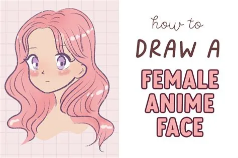 How to Draw an Anime Face (Girl) Easy for Beginners – Draw Cartoon Style!