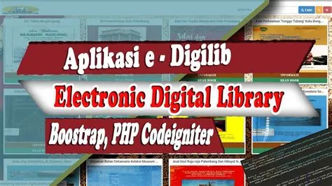 Aplikasi e-Digilib Versi 2 ( Electronic Digital Library ) - YouTube