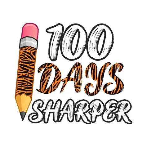 Premium Vector | 100days sharper logo design