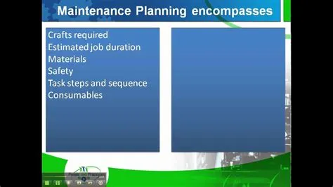 Goals or Definition of Maintenance Planning.mp4 - YouTube