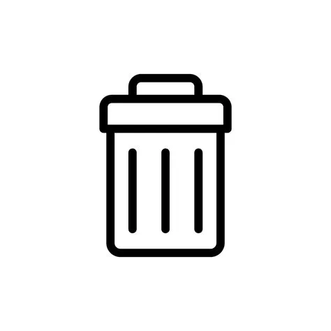 Delete icon isolated on black. Delete symbol suitable for graphic ...