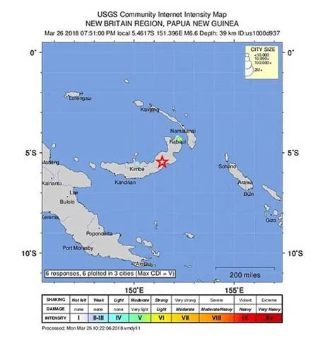 Papua New Guinea earthquake: Tsunami fears as Pacific Ocean hit by ...