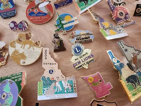 lions Club Pins idaho and assorted states 64 Pins | eBay