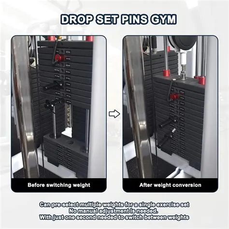 Auto Drop Set Pins for Weight Stack - Fitness Drop Set Pins, OEM Available