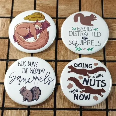 Funny Squirrel Magnets - Etsy