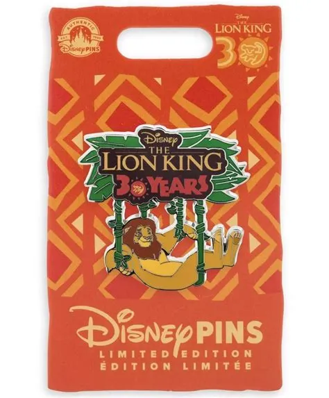 Simba The Lion King 30th Anniversary Pin at Disney Store - Disney Pins Blog