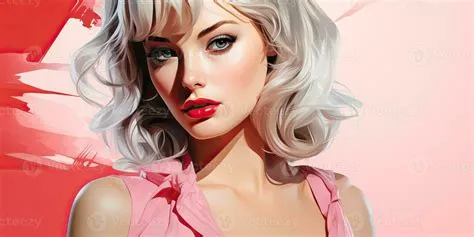 AI Generated. AI Generative. Pin up sexy attractive beautiful girl ...