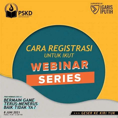 PSKD - [ PSKD WEBINAR #3 ] H - 1 . LINK PENDAFTARAN BISA... | Facebook