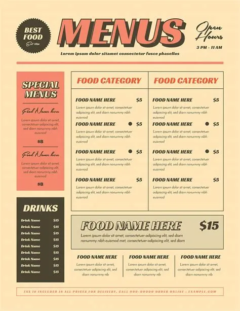 on graphicook menus | Cafe menu design, Menu design inspiration ...
