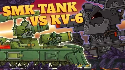 There will be only one survivor: SMK tank vs KV-6 - Cartoons about ...