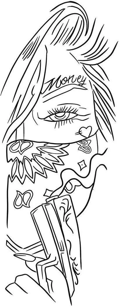 Tattoo Outline Drawing, Tattoo Style Drawings, Outline Drawings, Tattoo ...