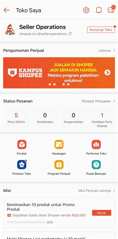 Mengakses Saldo Penjual | Pusat Edukasi Penjual [Shopee]