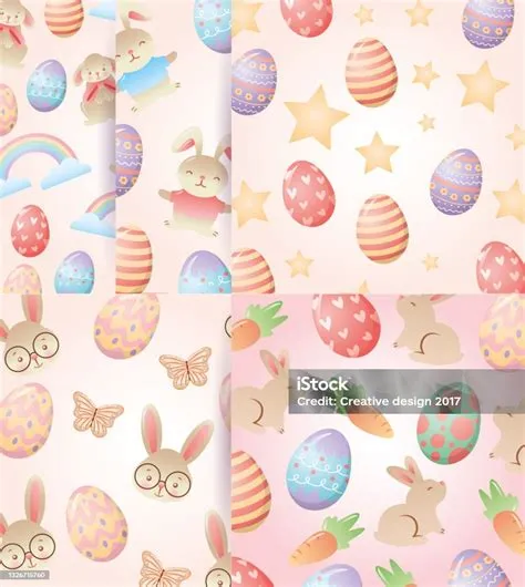 Easter Patterns Background Stock Illustration - Download Image Now ...