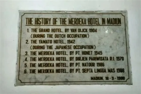 Historiografi Hotel Merdeka Kota Madiun: Jepang Menyerah ke Sekutu 1945 ...