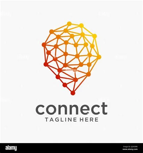 tech connect logo design Stock Vector Image & Art - Alamy