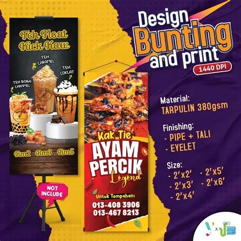 BANTING CUSTOM DESIGN PELBAGAI SAIZ (FREE DESIGN) | Custom design ...