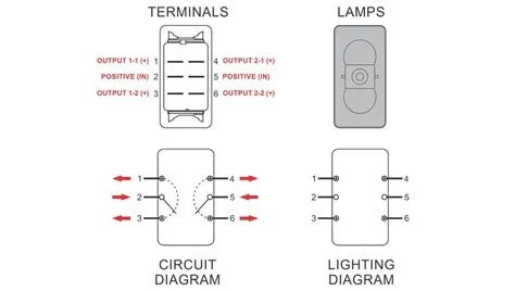 6 Pin Toggle Switch Wiring Diagram 6 Pin Push Switch Working