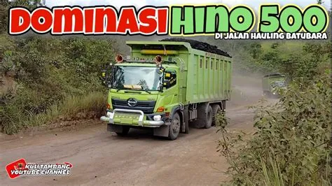 DOMINASI HINO 500 DI JALAN HAULING BATUBARA | KULI TAMBANG - YouTube