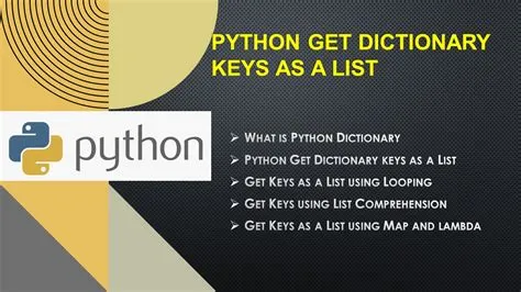 Python Get Dictionary Keys as a List - Spark By {Examples}