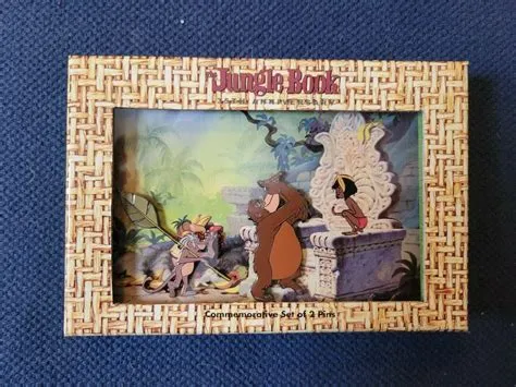 JUNGLE BOOK Disney Pin 2 Pins in Box 35th Anniversary Exclusive king ...