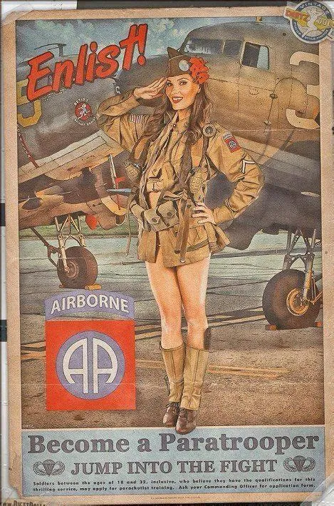 82nd airborne recruiting poster - Google Search | Affiches rétro ...