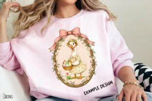 Vintage Easter Bunny Clipart Png Bundle Graphic by DSIGNS · Creative ...