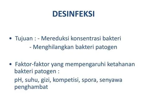 Desinfeksi | PPTX