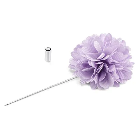 Magnolia | Light Violet Flower Lapel Pin | In stock! | Trendhim