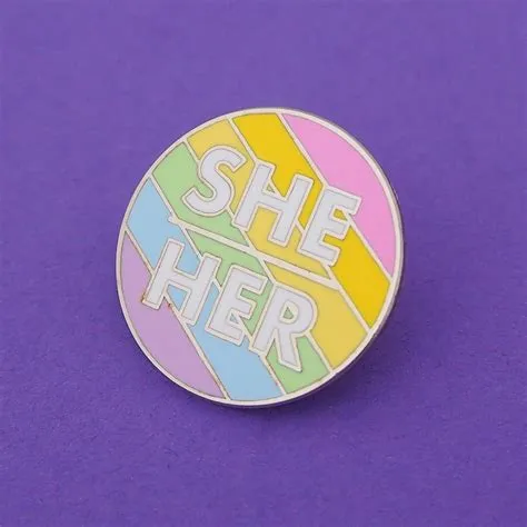 Mini Pronouns Pins - Etsy UK
