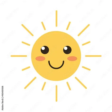 Happy Sun Clip Art