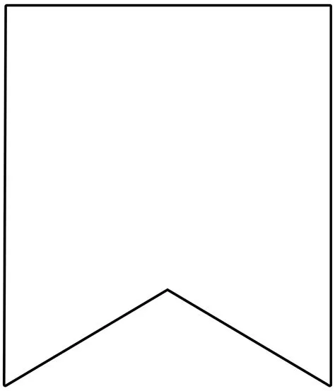 Blank Flag Template - Content Calendar Template