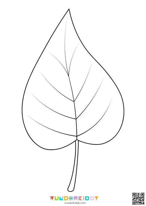 Fall Leaves Template Free Printable for Kids Craft