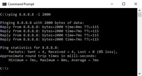 Ping Connection Command