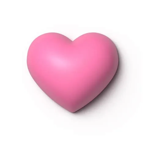 3D pink heart shape 20032596 PNG