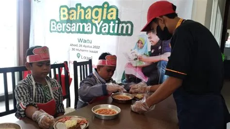 Peringati HUT ke-77 RI, Laznas LMI ajak anak yatim belajar masak