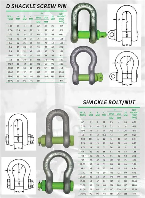 Bow Shackle Screw Pin Type | Safety Supply