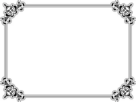 Decorative border 236998 Vector Art at Vecteezy