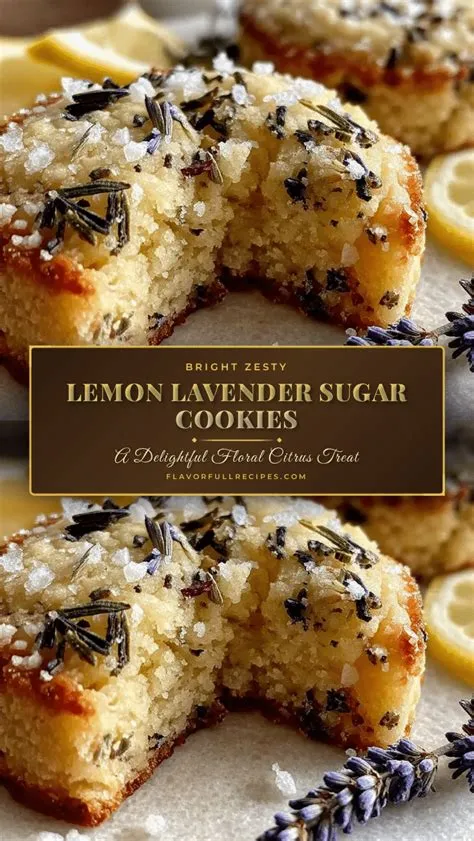Fresh Lemon Lavender Sugar Cookies Recipe Easy Zesty Twist Delight