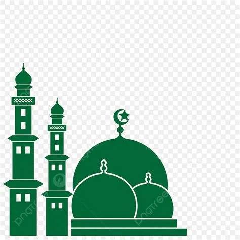 Masjid Menara Kembar, Mesjid, Arsitektur, Bayangan Hitam PNG dan Vektor ...