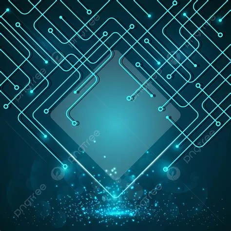 Light Blue Technology Vector Hd PNG Images, Blue Technology Background ...